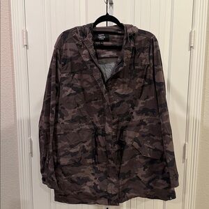 Torrid Happy Camper Camouflage Jacket